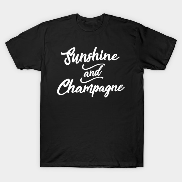 Sunshine and champagne T-Shirt by raaphaart